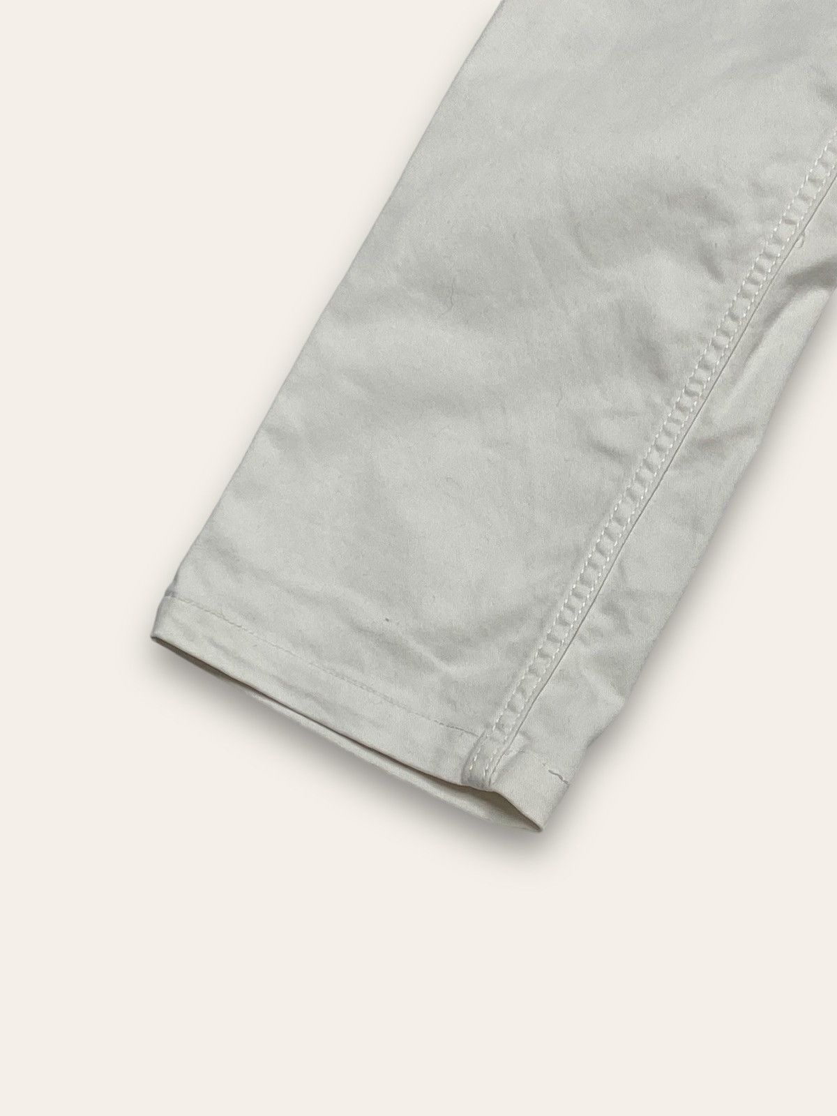 Iceberg Vintage ICEBERG White Pants Art Butterfly Nature Masterpiece Size 31" - 4 Thumbnail