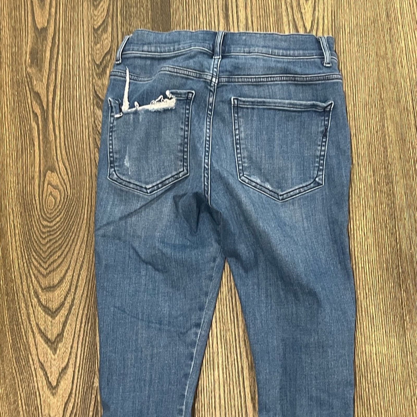 Express Express Jeans Ankle Legging High Rise Hyper Stretch Size 27" / US 4 / IT 40 - 12 Thumbnail