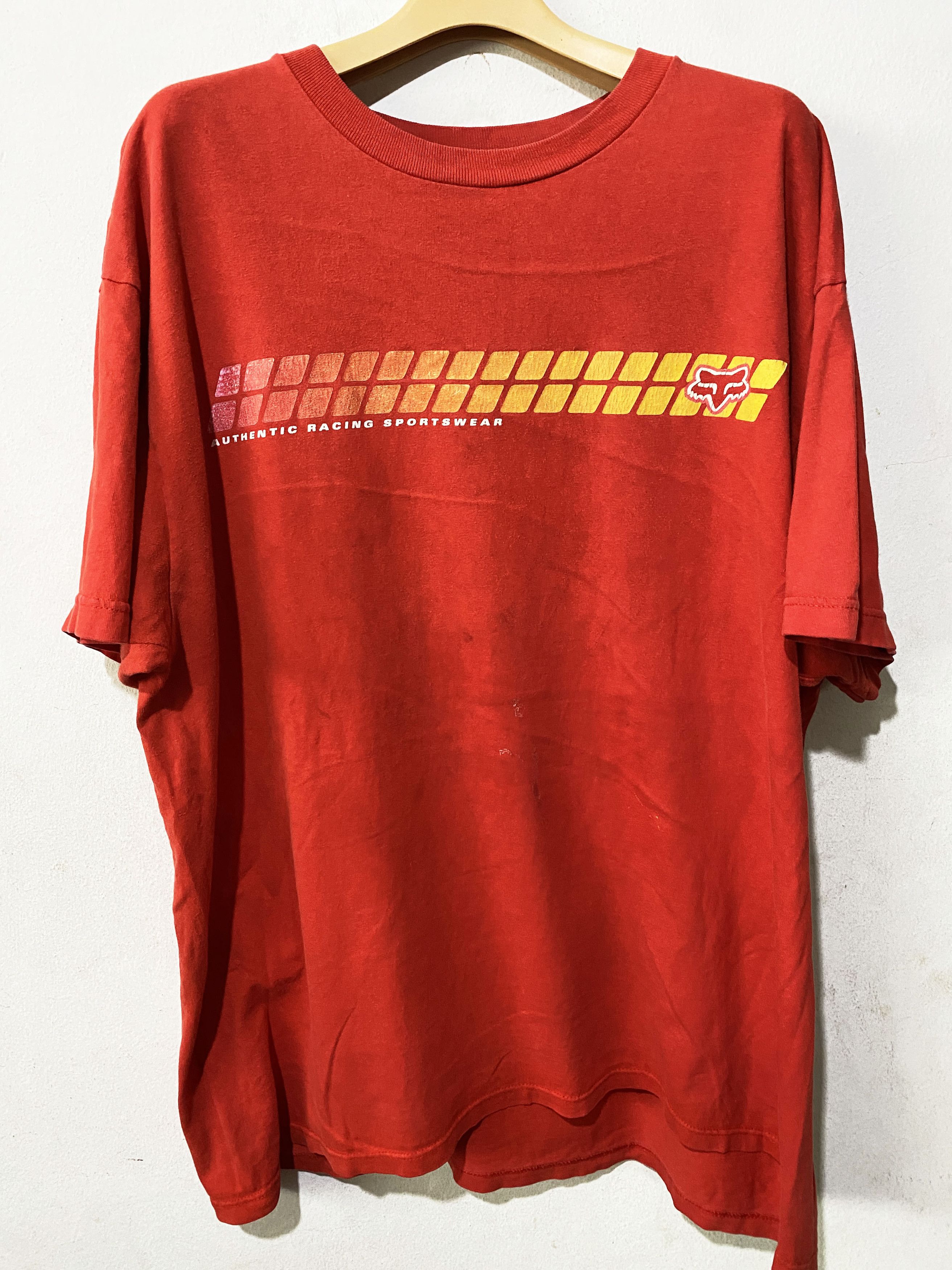 Fox Racing × Vintage Vintage 90s Fox Racing Shirt Size US XL / EU 56 / 4 - 1 Thumbnail