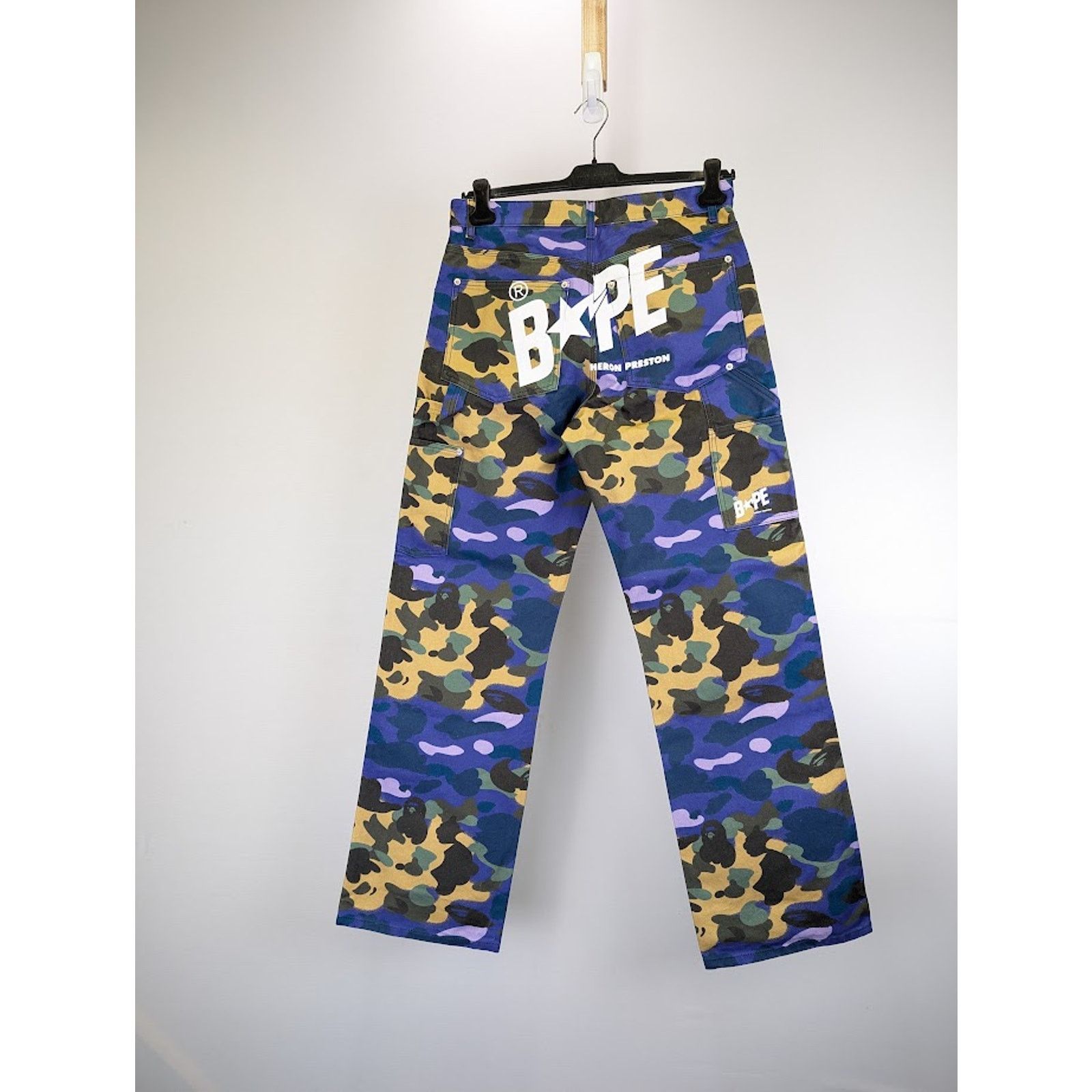 Bape × Heron Preston o1rshd1 Camou Worker Pant Camouflage in Multicolor Size US 32 / EU 48 - 11 Thumbnail