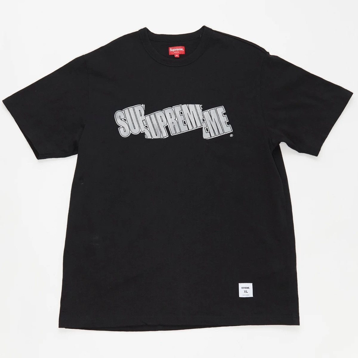Supreme SUPREME CUT LOGO S/S TOP Size US XL / EU 56 / 4 - 1 Thumbnail