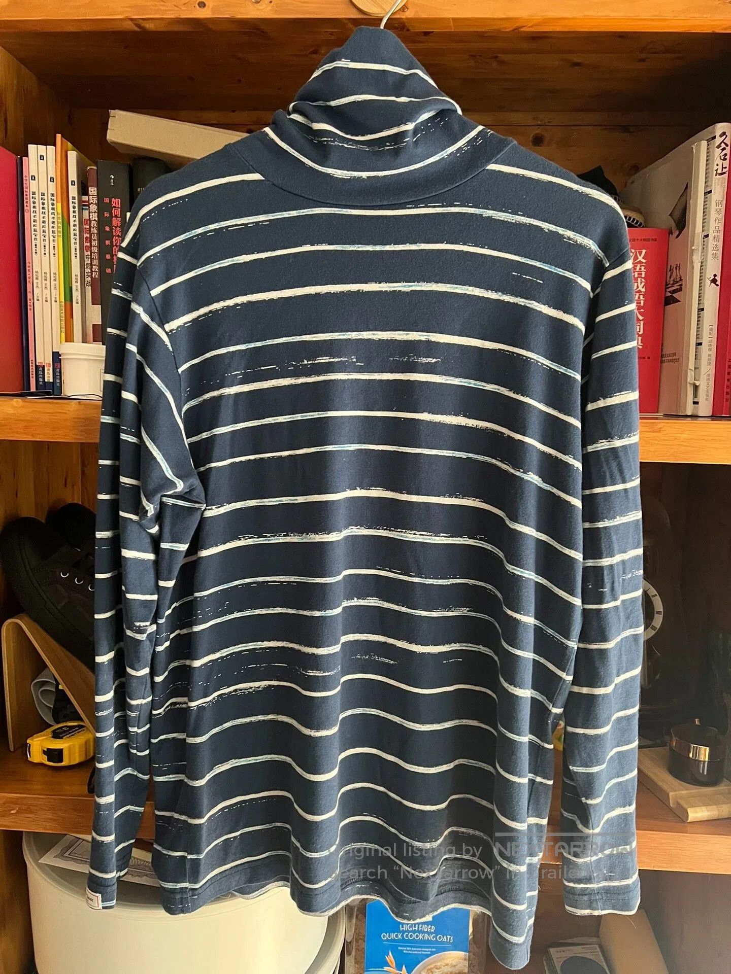 Porter Classic porter classic artist border turtleneck shirt. Size US S / EU 44-46 / 1 - 6 Thumbnail