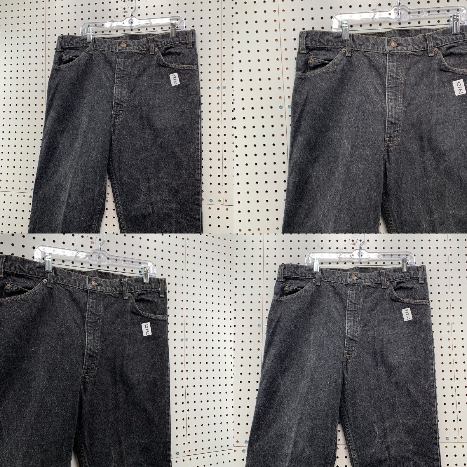 Levi's VINTAGE Levi's Levi's 540 Jeans Mens 36x30 Black Denim Relaxed Fit USA Leather Tab 540 Cowboy Style Mens Size US 36 / EU 52 - 8 Thumbnail