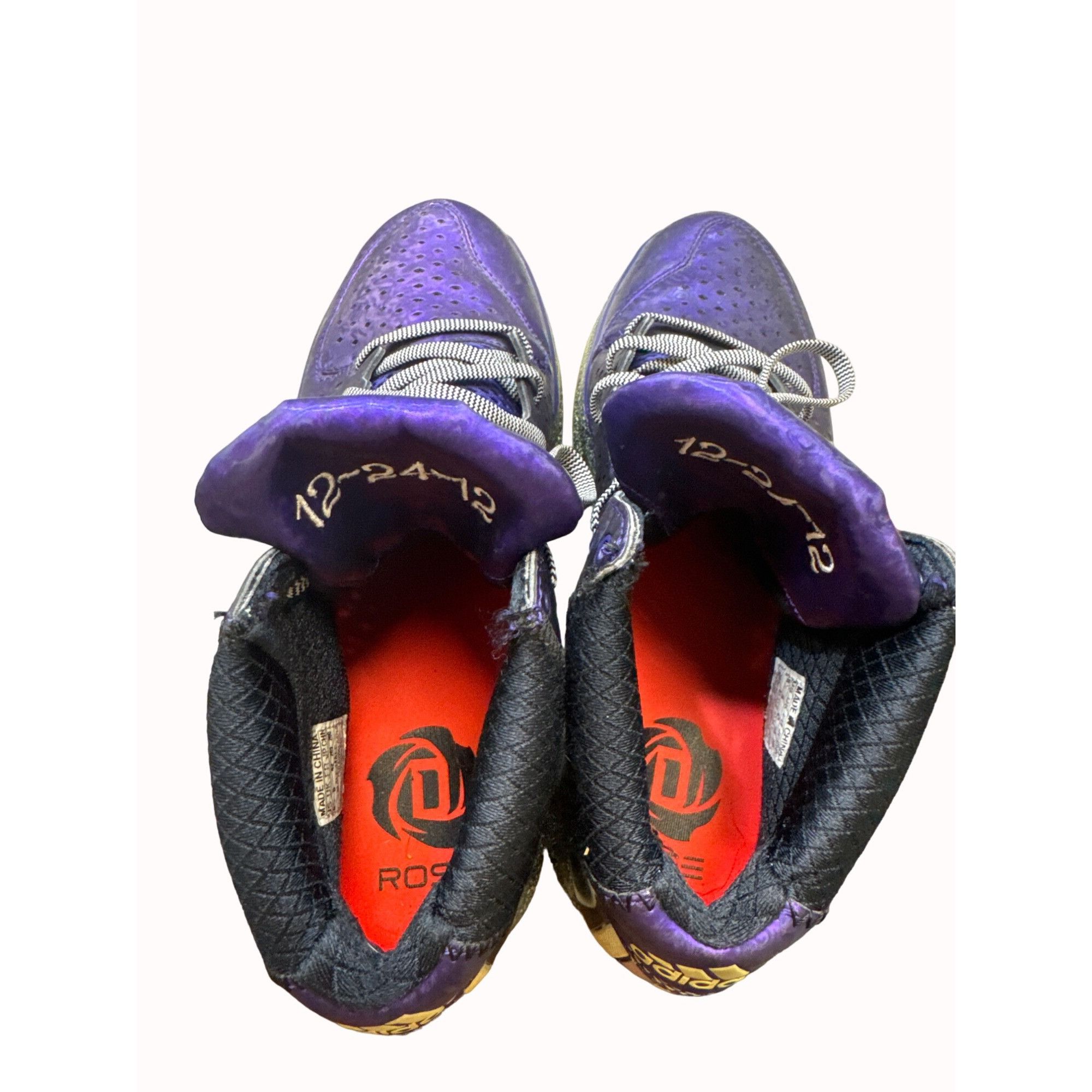 Adidas Adidas Rose Night Before Xmas 2012 men’s purple basketball s Size US 8.5 / EU 41-42 - 9 Thumbnail