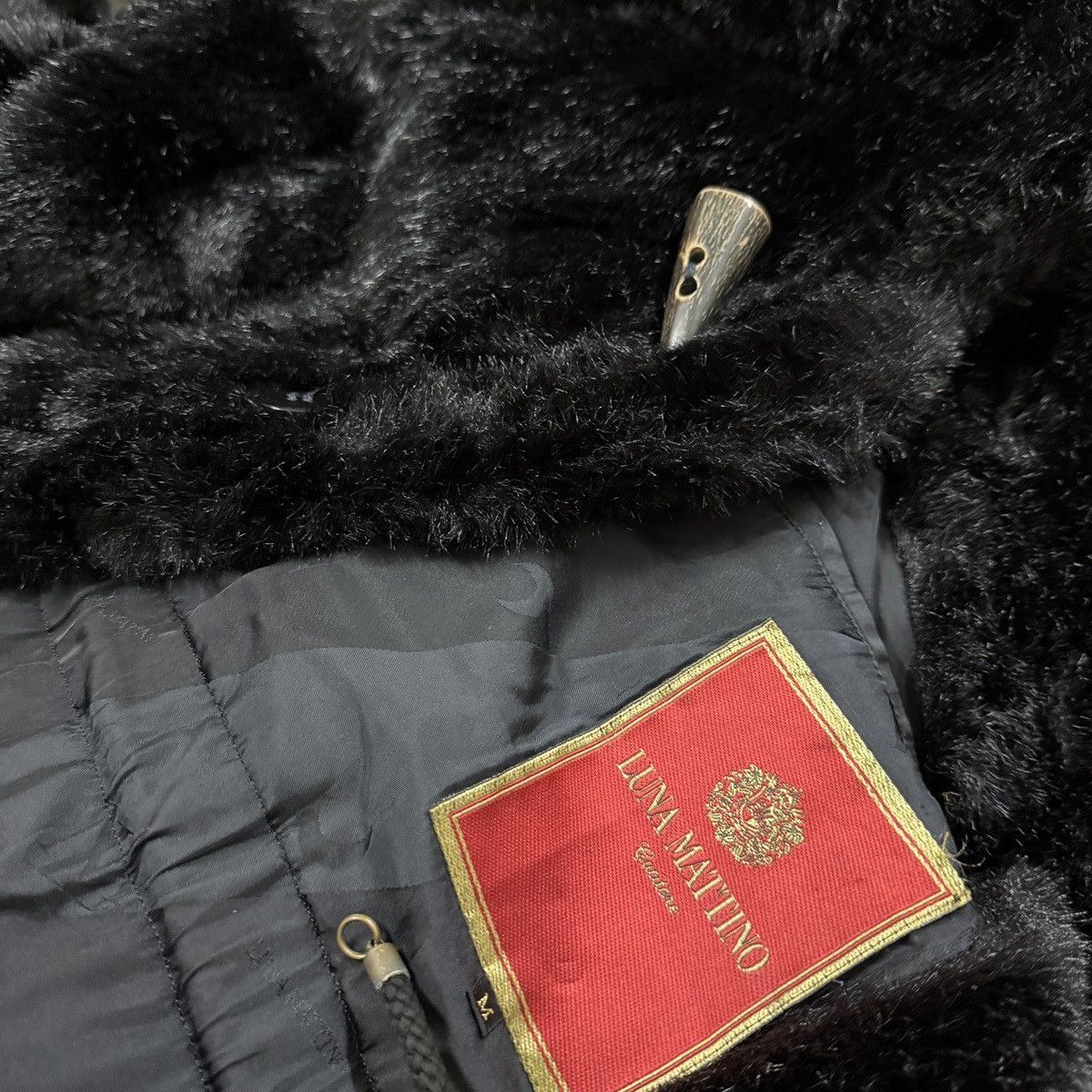 If Six Was Nine Luna Mattino Fur Fluffy Long Jacket Size XL / US 12-14 / IT 48-50 - 6 Thumbnail