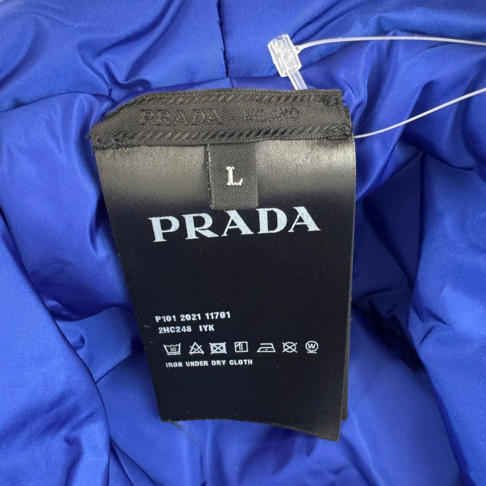 Prada Prada Blue Nylon Puffy Bucket Hat Size ONE SIZE - 10 Thumbnail