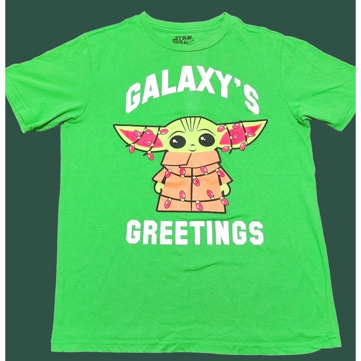 Star Wars Star Wars Galaxys Greetings Baby Yoda Adult Small T-Shirt G Size US S / EU 44-46 / 1 - 1 Thumbnail