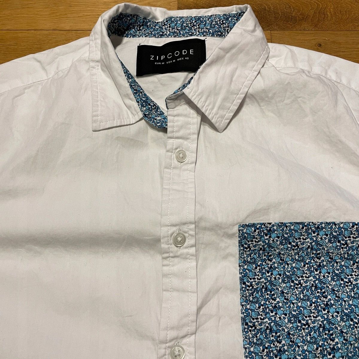 Vintage ZipCode mens fashionable Summer shirt size M Size US M / EU 48-50 / 2 - 2 Thumbnail
