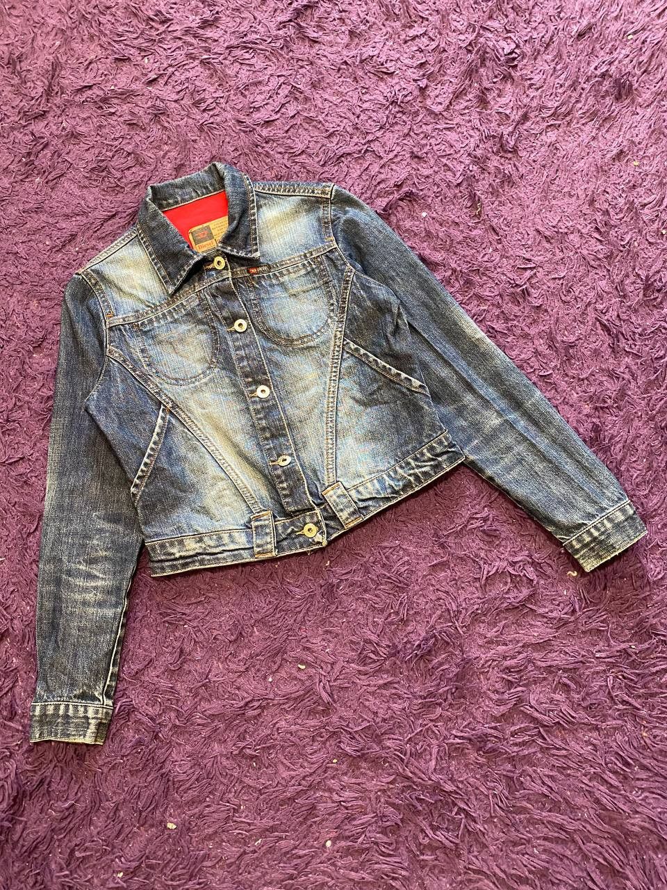 Diesel Vintage Y2K DIESEL Denim Jacket Women’s Size M / US 6-8 / IT 42-44 - 4 Thumbnail