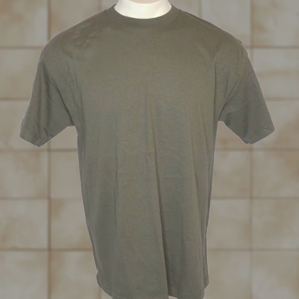 Olive NWOT Vintage 90s Alstyle Solid Olive Green Shirt XL L USA BLANK Size US XL / EU 56 / 4 - 1 Thumbnail