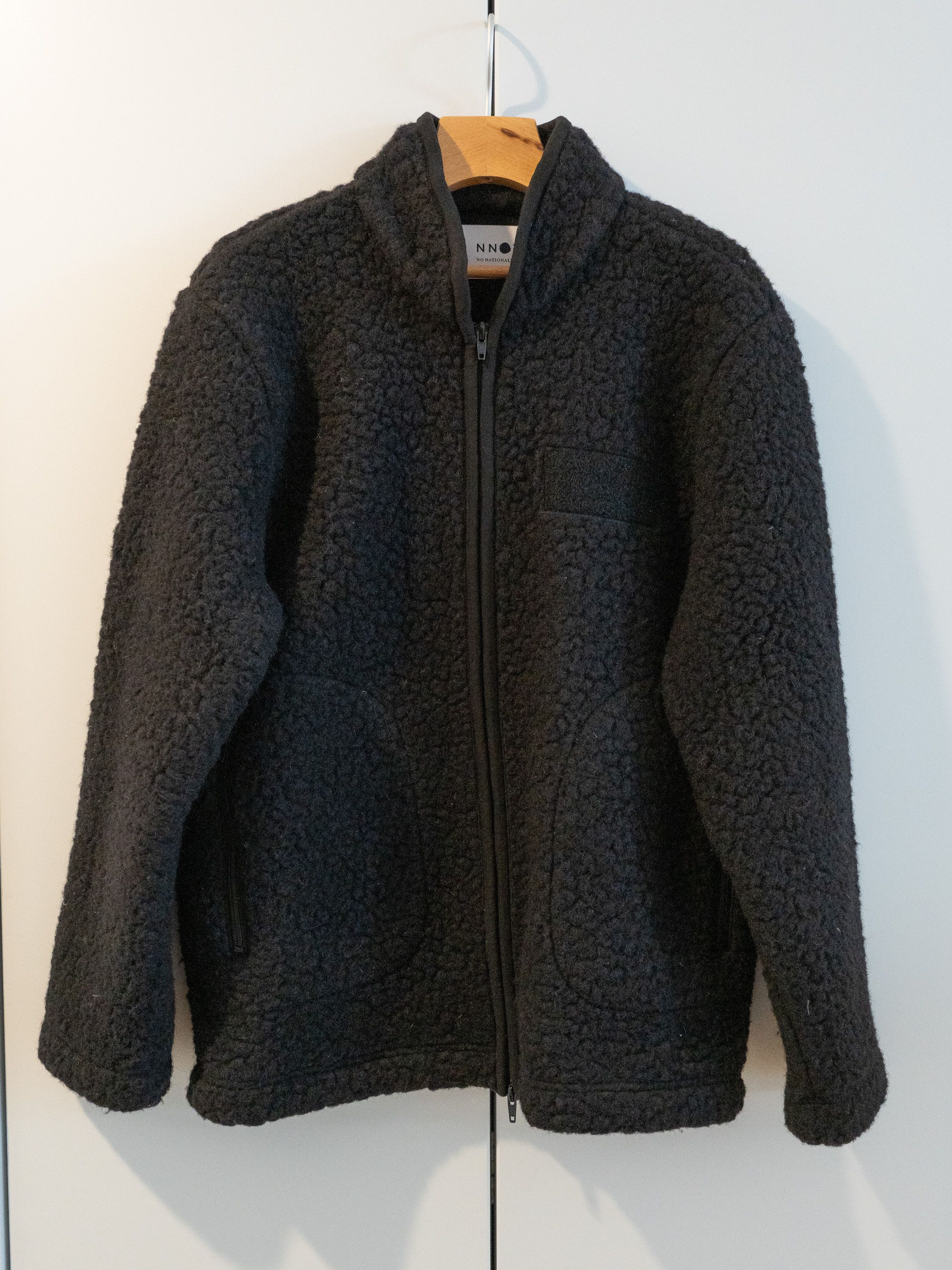 NN07 Wool pile jacket - Black Size US M / EU 48-50 / 2 - 1 Thumbnail