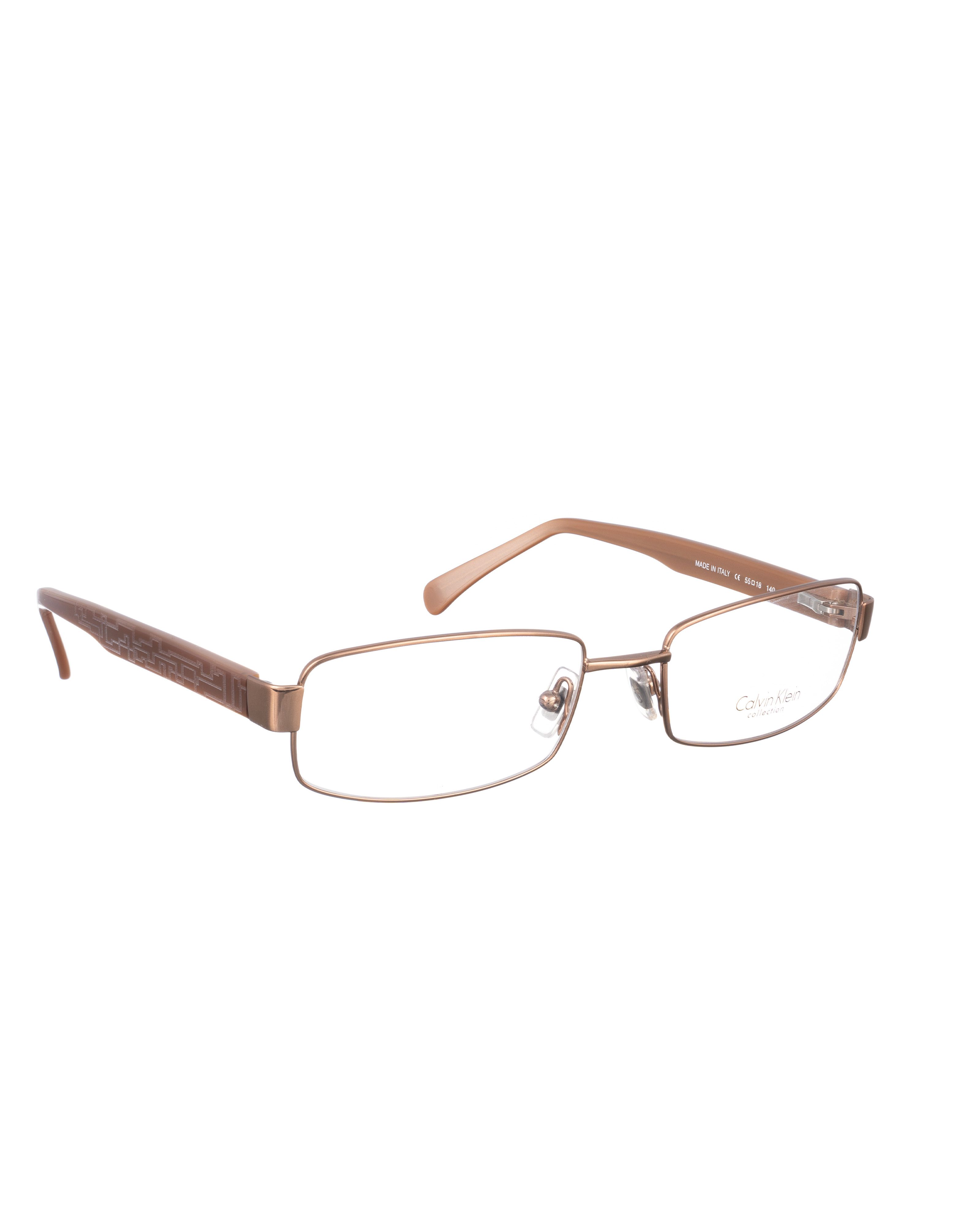Calvin Klein Calvin Klein 00s Caramel Brown Glasses Size ONE SIZE - 1 Thumbnail
