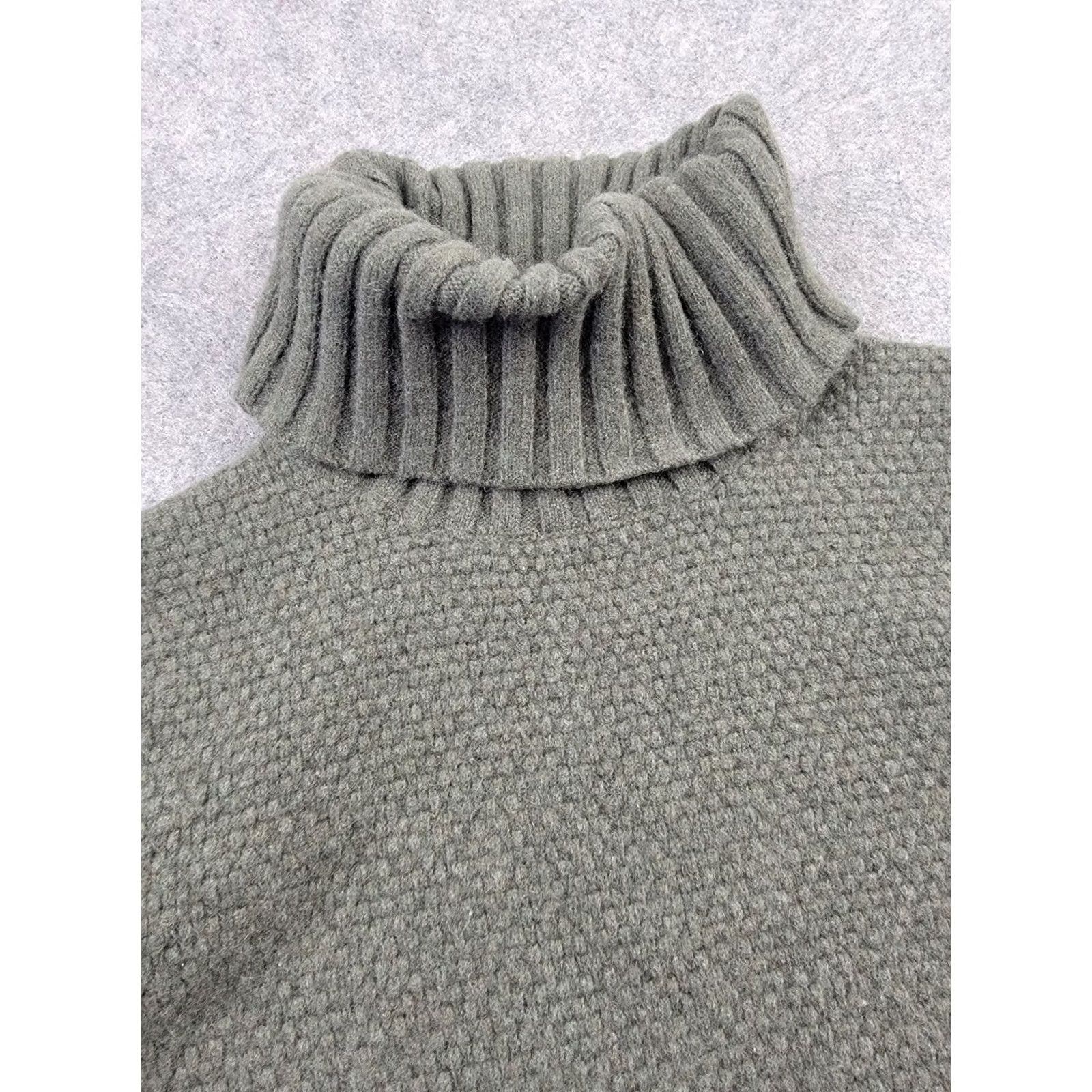 Patagonia Patagonia Sweater Womens Small Green Cashmere Wool Turtleneck Pullover Size S / US 4 / IT 40 - 3 Thumbnail