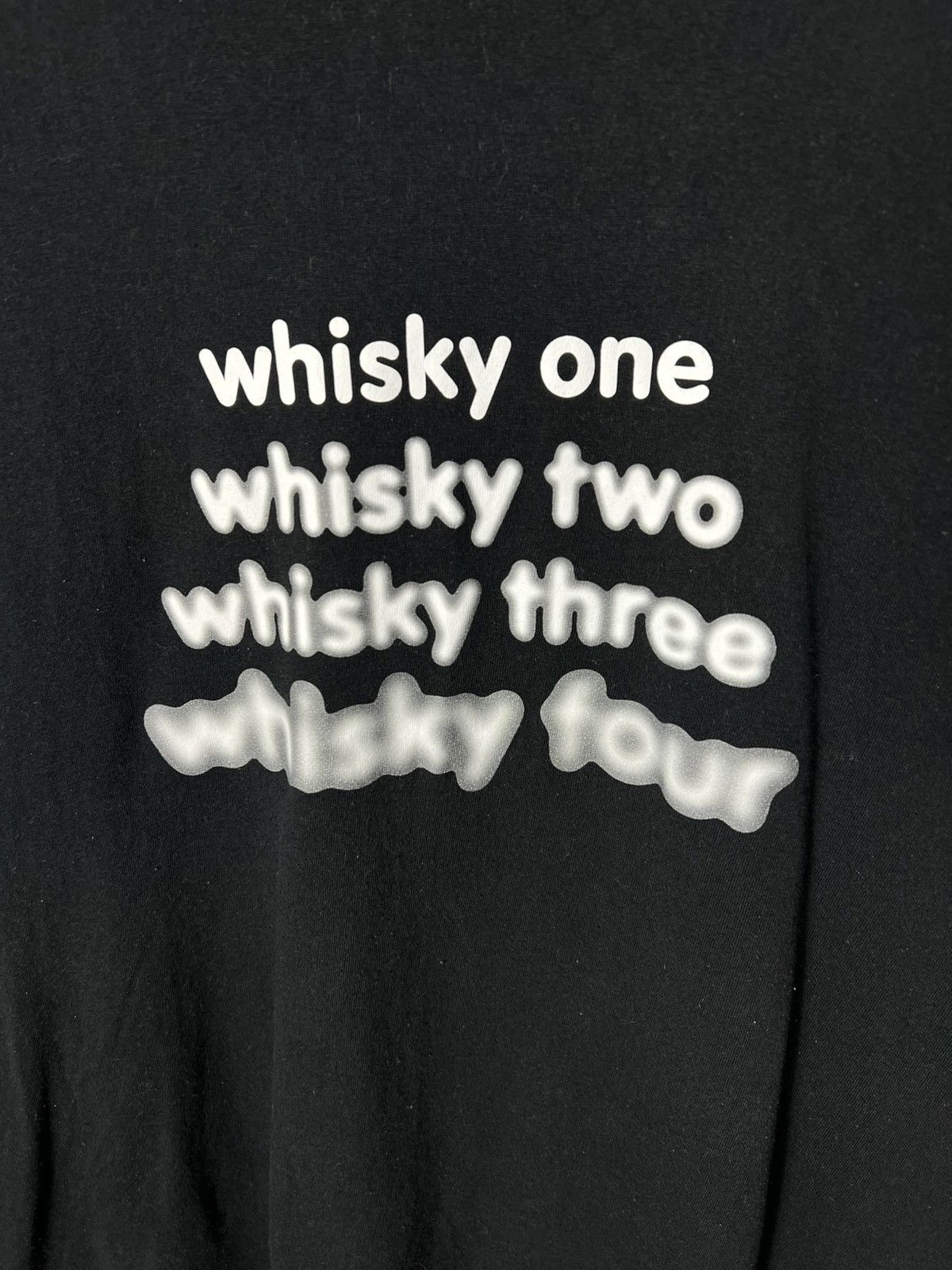 Vintage Vintage streetwear Humor Funny One Whisky Two Whisky Y2k Tee Size US XL / EU 56 / 4 - 2 Thumbnail