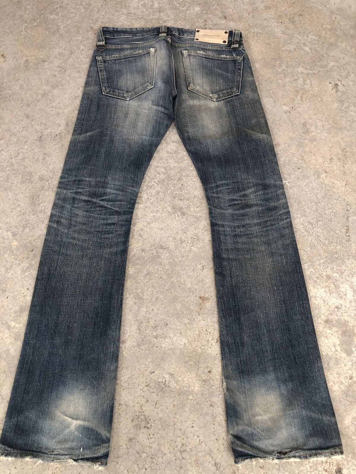 BUFFALO BOBS Buffalo Flared Selvedge Jeans Distressed Denim Size US 31 - 2 Thumbnail