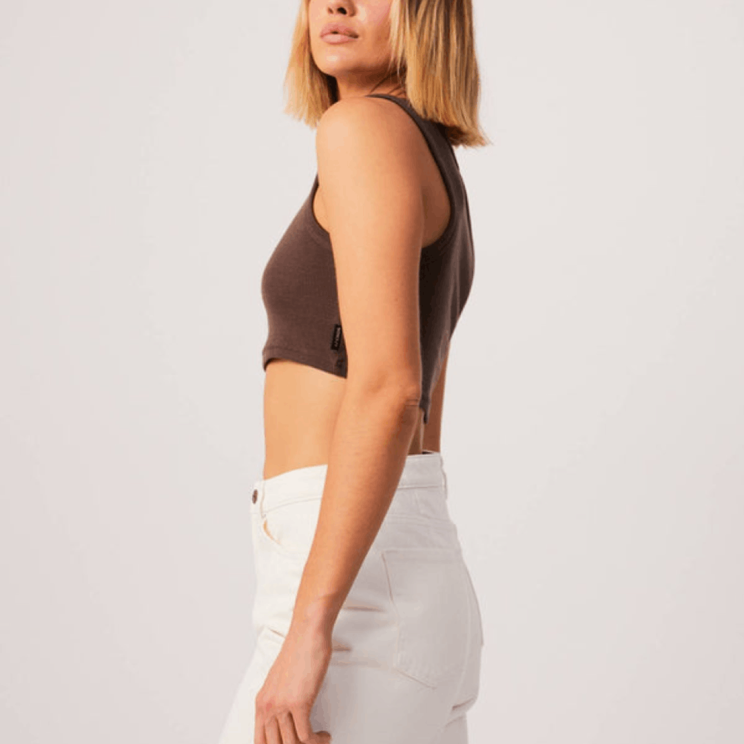 Afends BNWT Afends - Chloe - Hemp Ribbed Cropped Tank Top - Medium Size M / US 6-8 / IT 42-44 - 4 Thumbnail