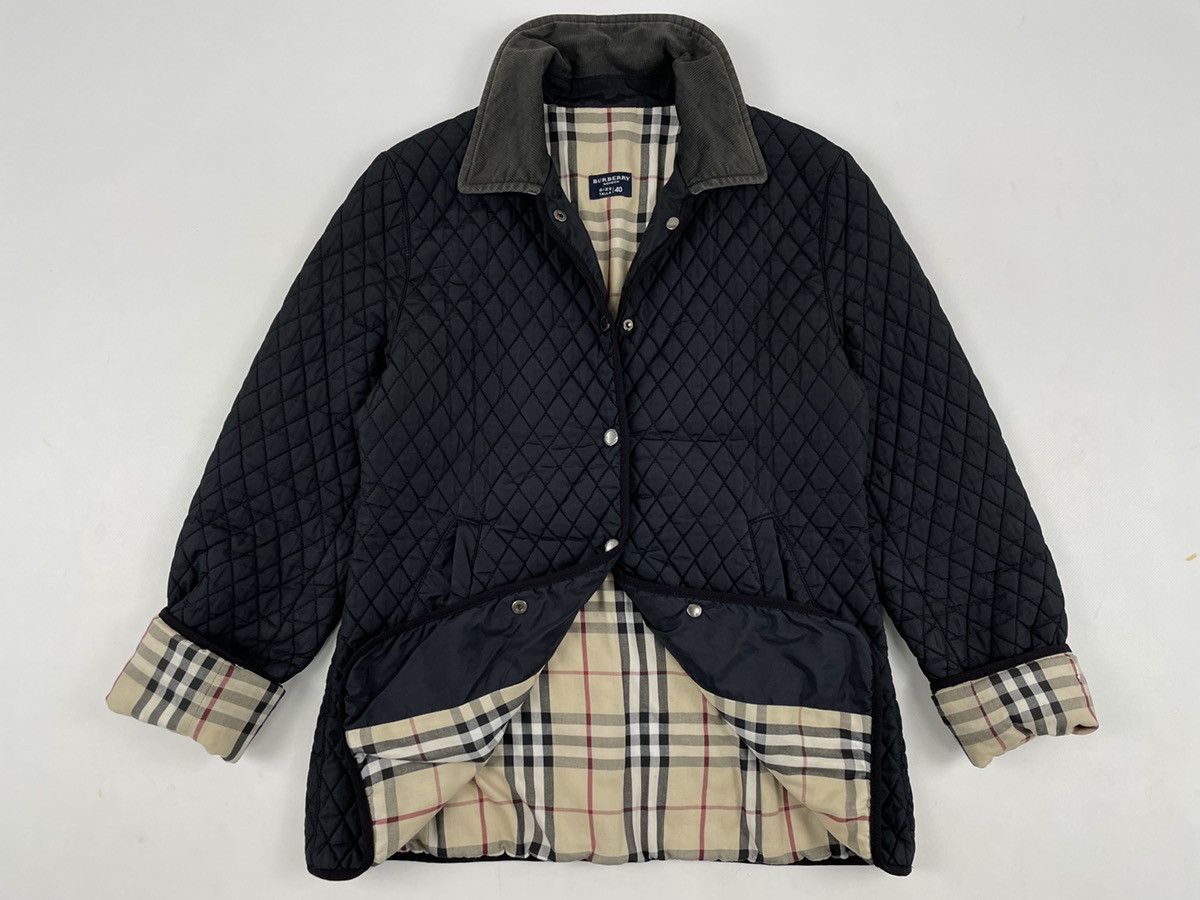 Burberry × Vintage BURBERRYS Nova Paid Quilted Snap-Buttons Coat Trench Jacket Size S / US 4 / IT 40 - 5 Thumbnail