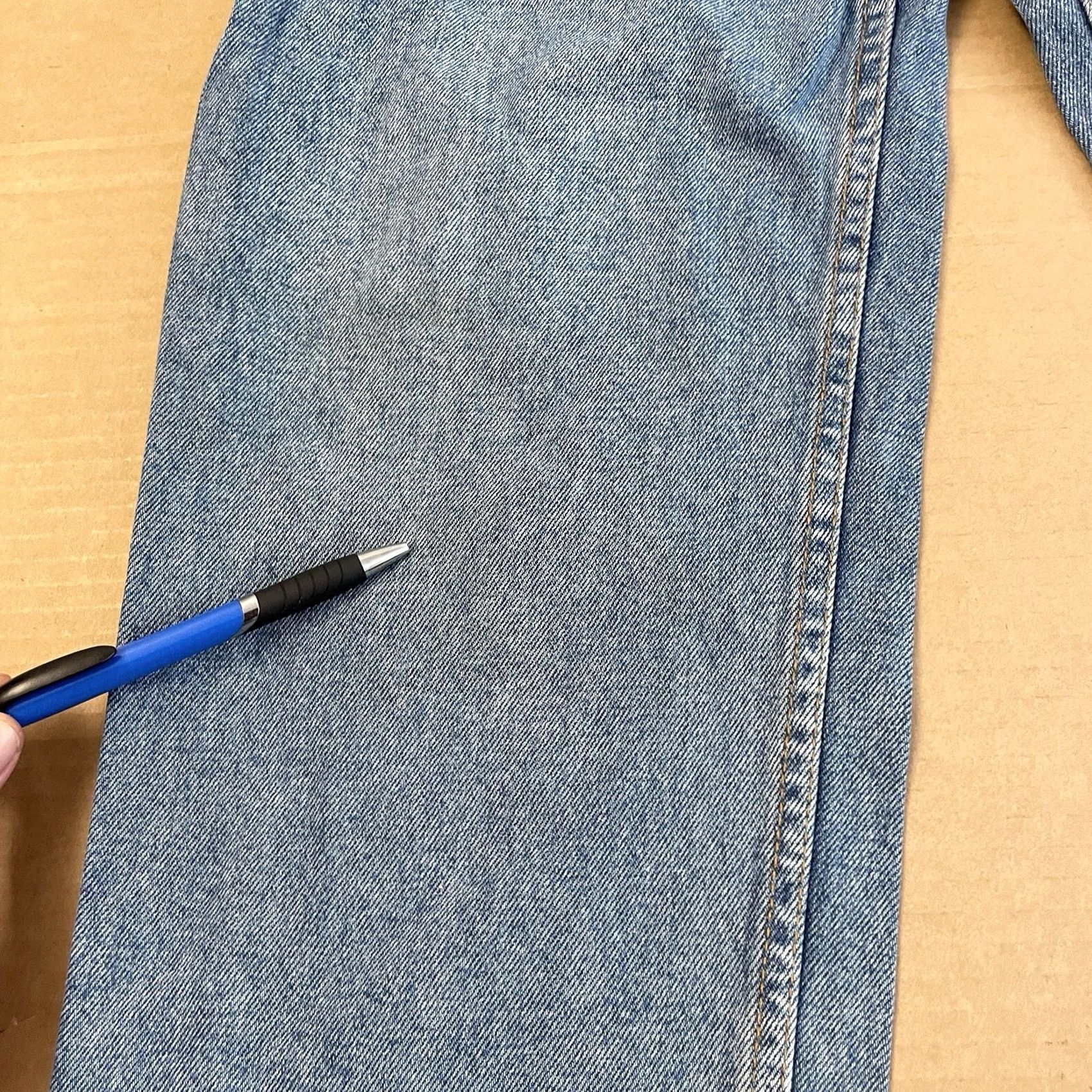 Chaps Chaps Jeans Shirt? 33 x 26 Blue Straight Fit Denim Pockets Mens Adult 90s Hip Hop Retro USA 5-Pocket Style Regular Size US 33 - 3 Thumbnail