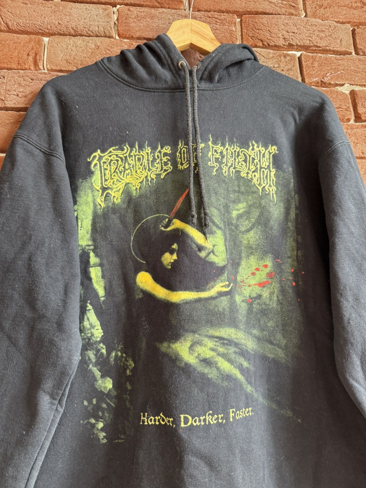 Band Tees Vintage 00s Cradle of Filth Harder Black Metal Band hoodie Size US M / EU 48-50 / 2 - 3 Thumbnail