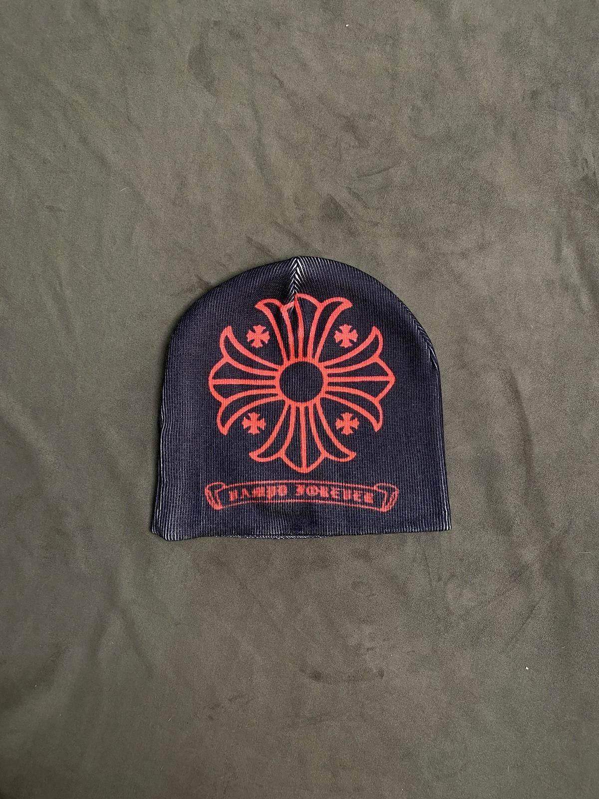 Rare VAMPD Chrome Cross No Cuff Black Beanie Hats OS