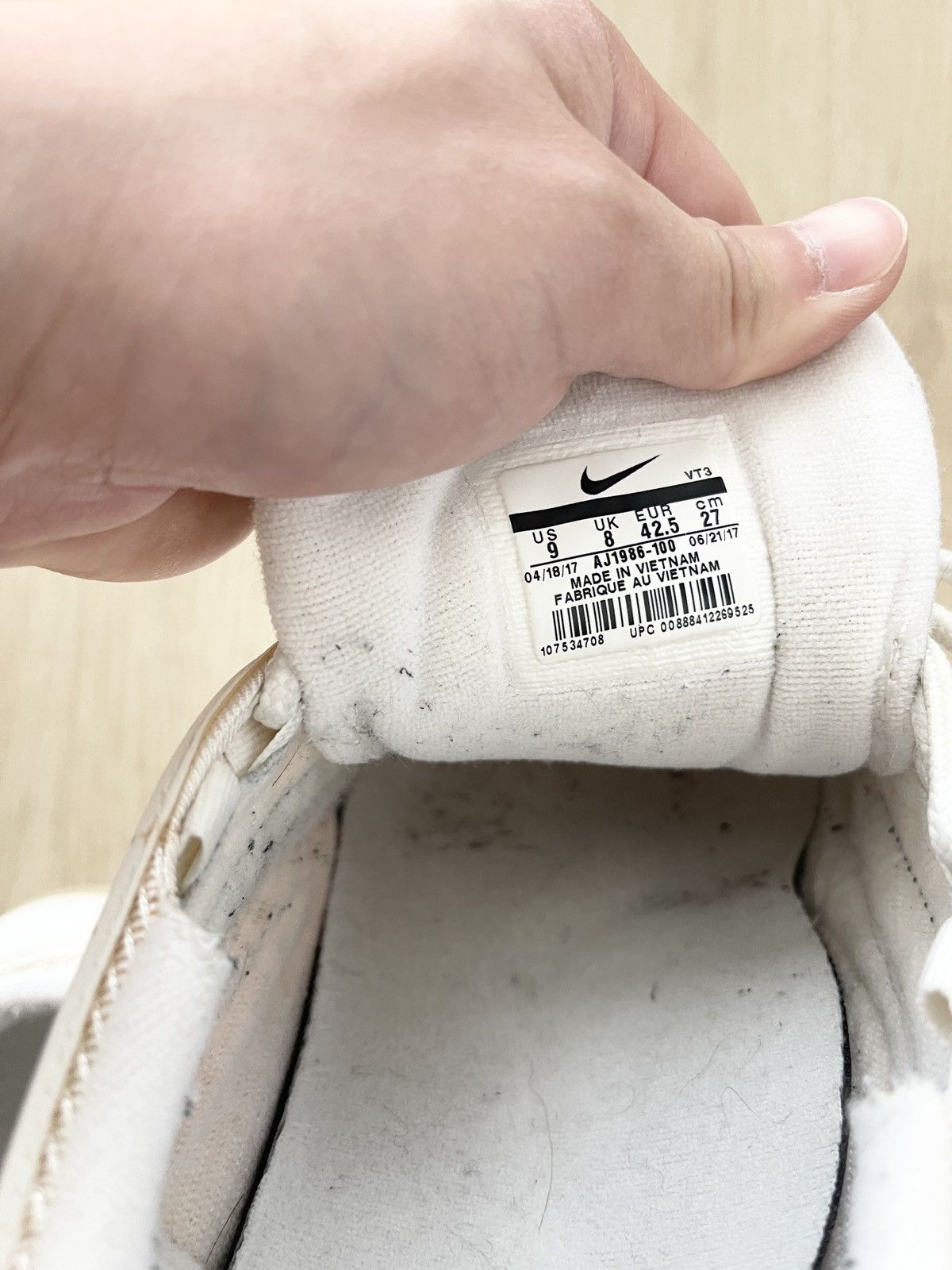Nike × Undefeated Nike UNDEFEATED air max 97 Gucci edition white cream Size US 9 / EU 42 - 8 Thumbnail