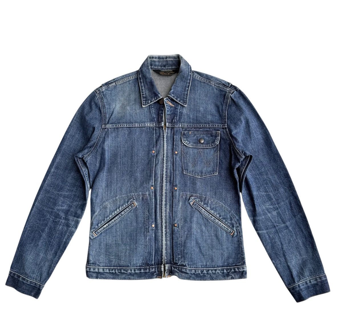 Levi's Vintage Clothing × Vintage × Wrangler Vintage Distressed Wrangler Trucker Denim Size US M / EU 48-50 / 2 - 6 Thumbnail