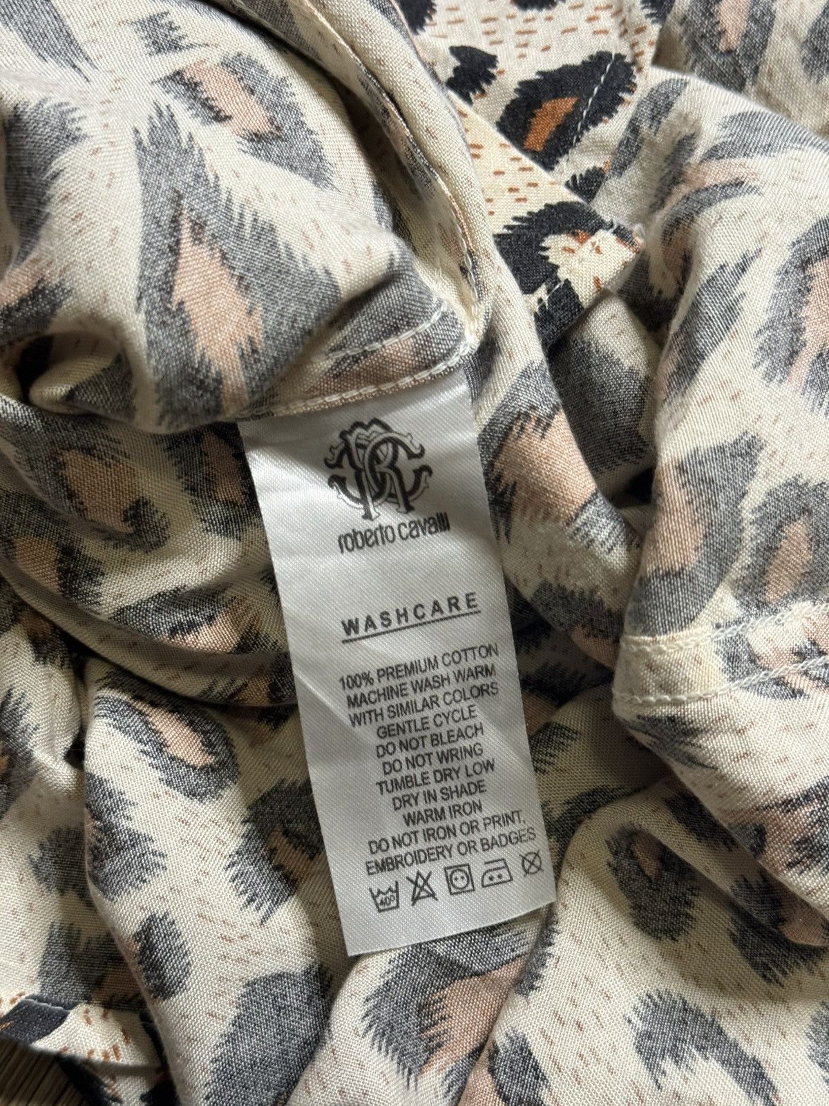 Roberto Cavalli Vintage Roberto Cavalli Leopard Print Animal Pattern Size US M / EU 48-50 / 2 - 10 Thumbnail