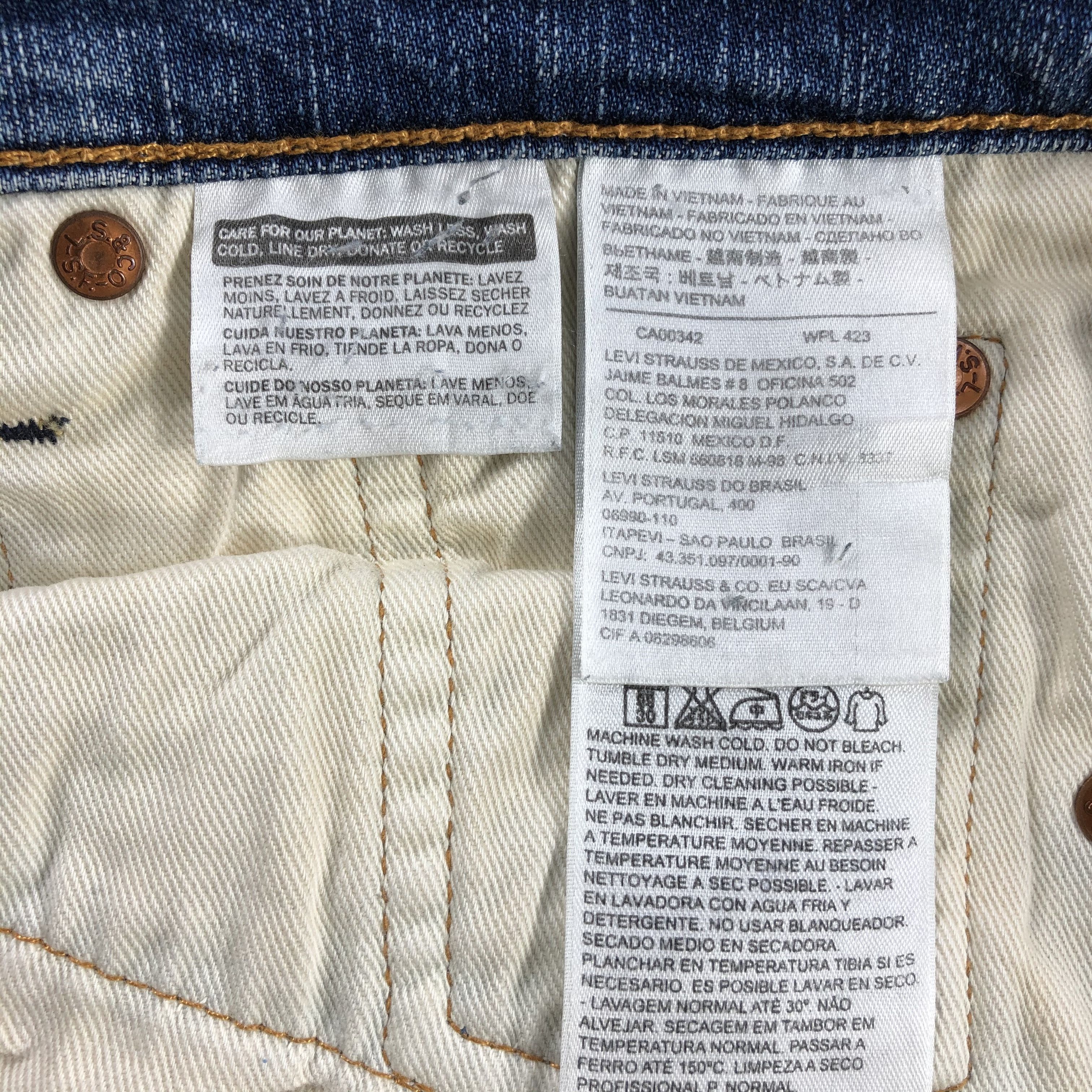 Levi's × Vintage Vintage Blue Wash Levis 511 Jeans-JM2750 Size US 31 - 11 Thumbnail