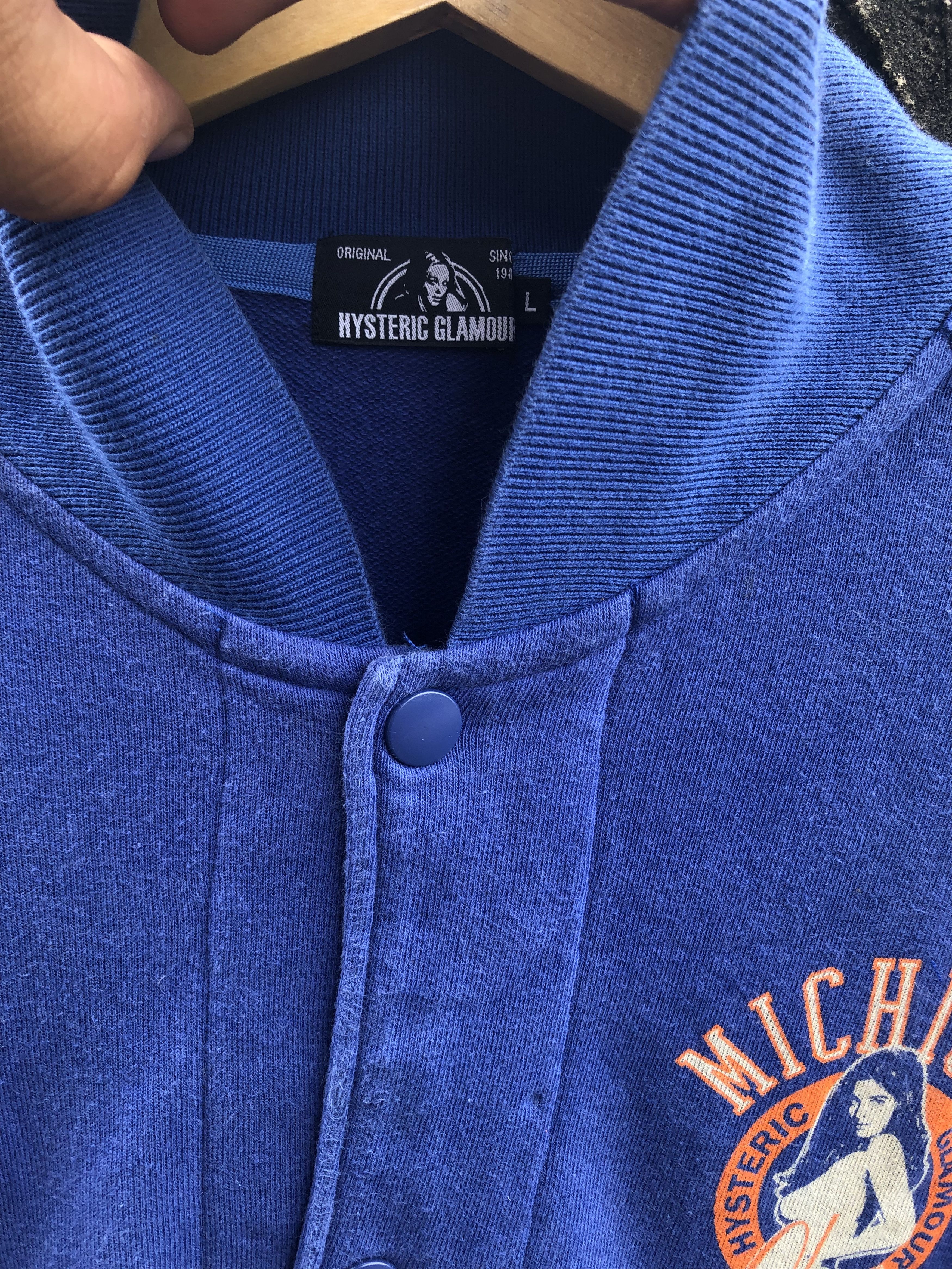 Hysteric Glamour Vintage Hysteric Glamour Michigan Varsity Size US L / EU 52-54 / 3 - 5 Thumbnail