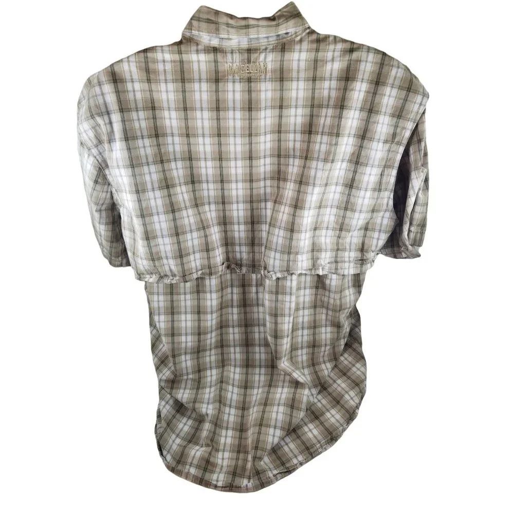Other Mens Magellan Sportswear Green Beige Plaid Vented Cotton XL Size US XL / EU 56 / 4 - 7 Thumbnail