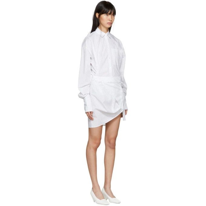 Helmut Lang Shayne Oliver SS18 deconstructive strap shirt dress 2in1 Size S / US 4 / IT 40 - 9 Thumbnail