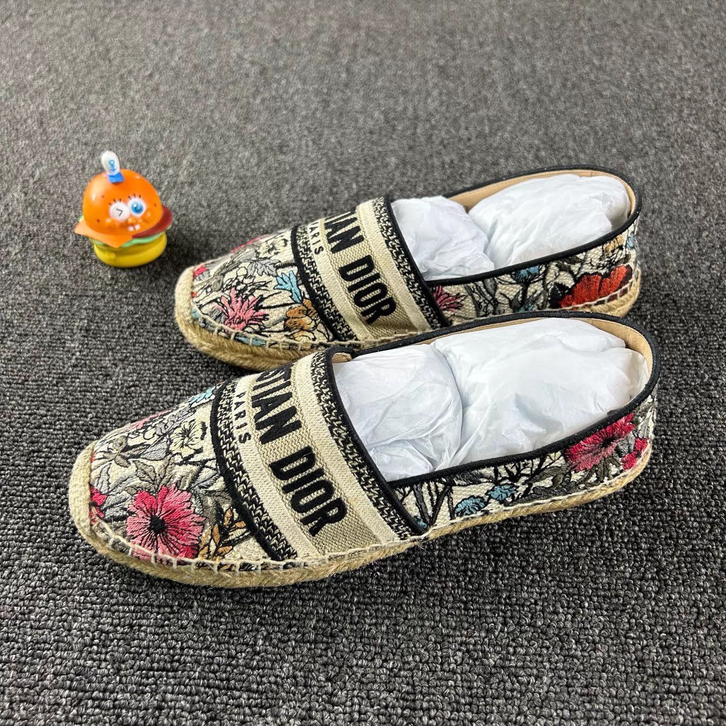 Dior Dior Granville Oblique floral embroidery fisherman 37.5 Size US 7 / IT 37 - 1 Thumbnail