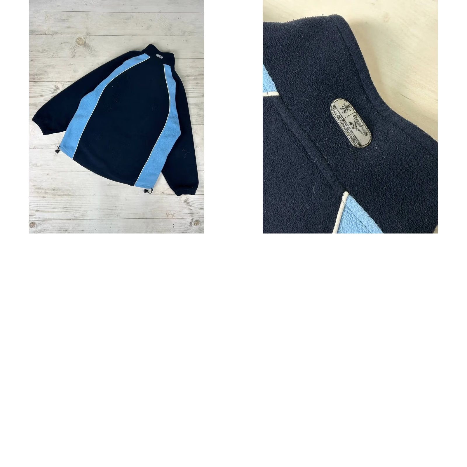Reebok VINTAGE Reebok Aston Villa 1999 2000 Training Fleece Jacket Men M Blue Size US M / EU 48-50 / 2 - 11 Thumbnail