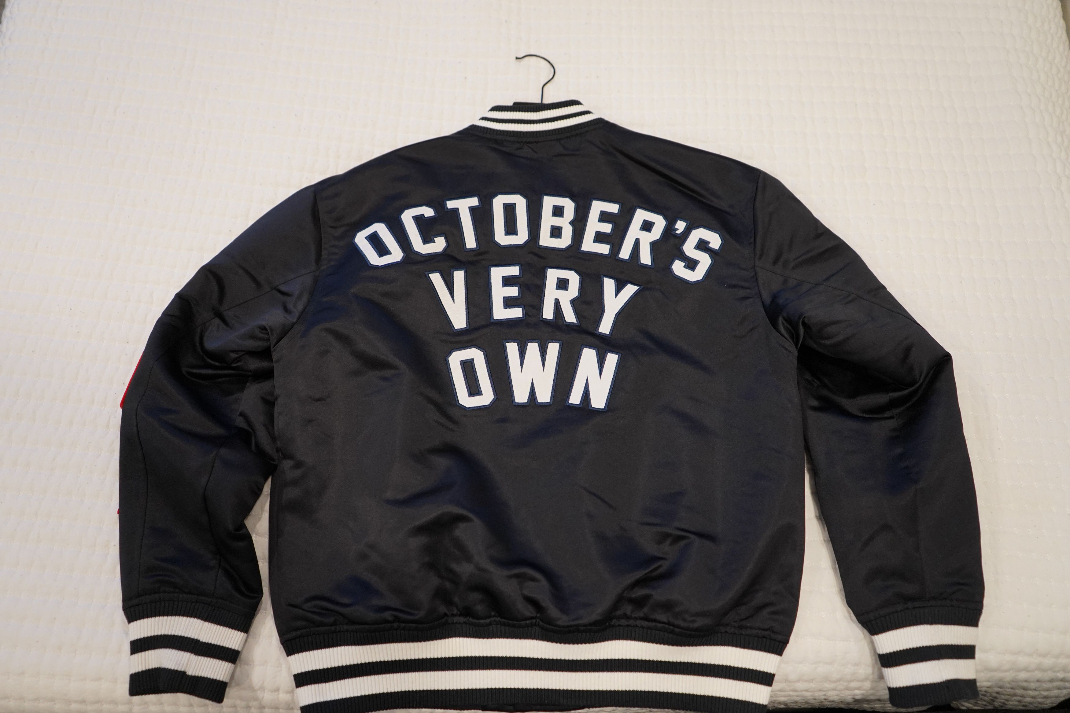 October's Very Own October’s Very Own OVO Satin Varsity Jacket Black Size US S / EU 44-46 / 1 - 1 Thumbnail