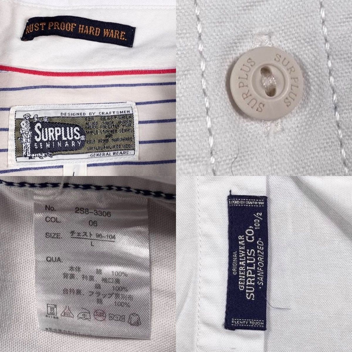 Other Craftman Workwear Shirt Button Up By Surpluss Seminary Size US M / EU 48-50 / 2 - 14 Thumbnail