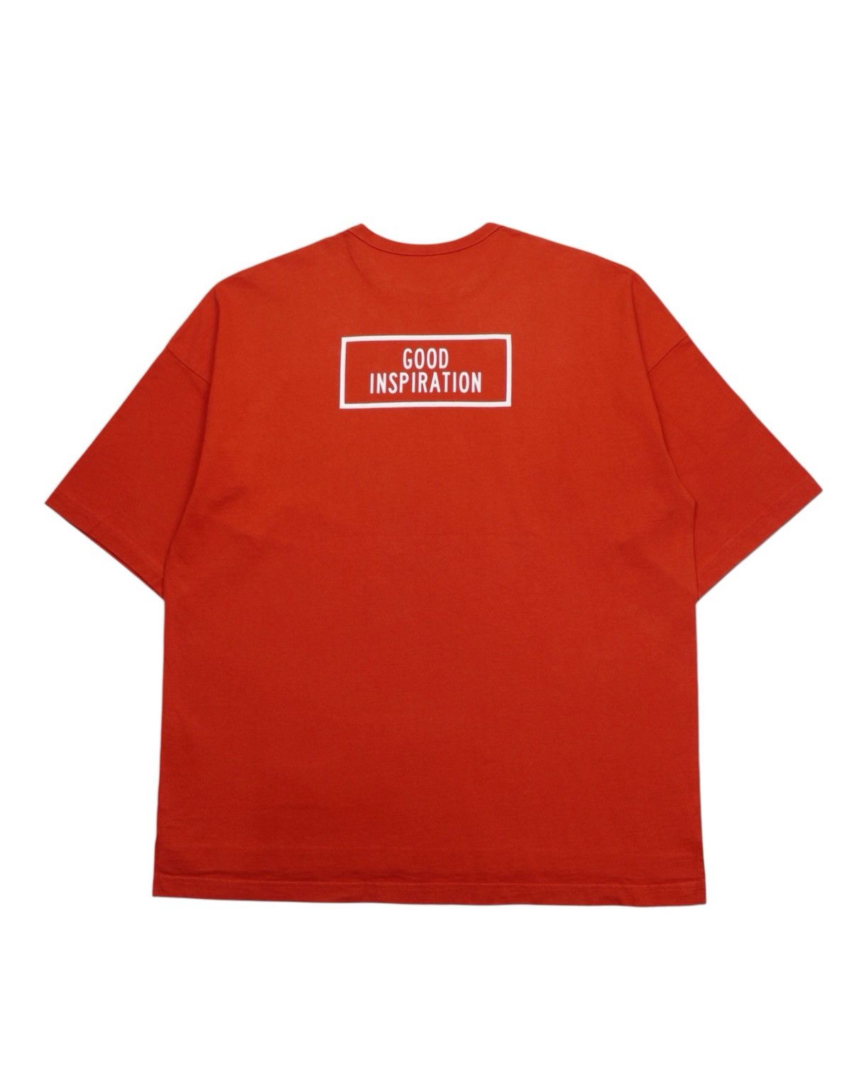 Japanese Brand × Maison MIHARA YASUHIRO SS2021 GU × MIHARAYASUHIRO “GOOD INSPIRATION” ORANGE TEE Size US S / EU 44-46 / 1 - 2 Thumbnail