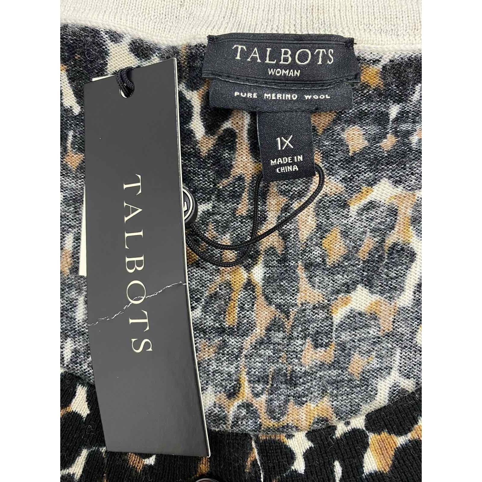 Robert Talbott Talbots Women Merino Wool Elbow Sleeve Sweat Size 1X A000611 Size XXL / US 16-18 / IT 52-54 - 5 Thumbnail