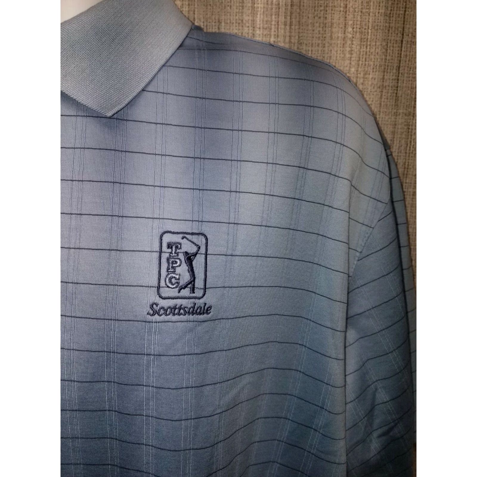 Vintage NikeFitDry Tiger Woods Collection Polo 2XL Blue Golf Polo Mens Size US XXL / EU 58 / 5 - 3 Thumbnail