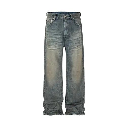 Japanese Brand Komuro x Iriki Washed Dirty Distressed jeans trousers y2k Size US 34 / EU 50 - 3 Thumbnail