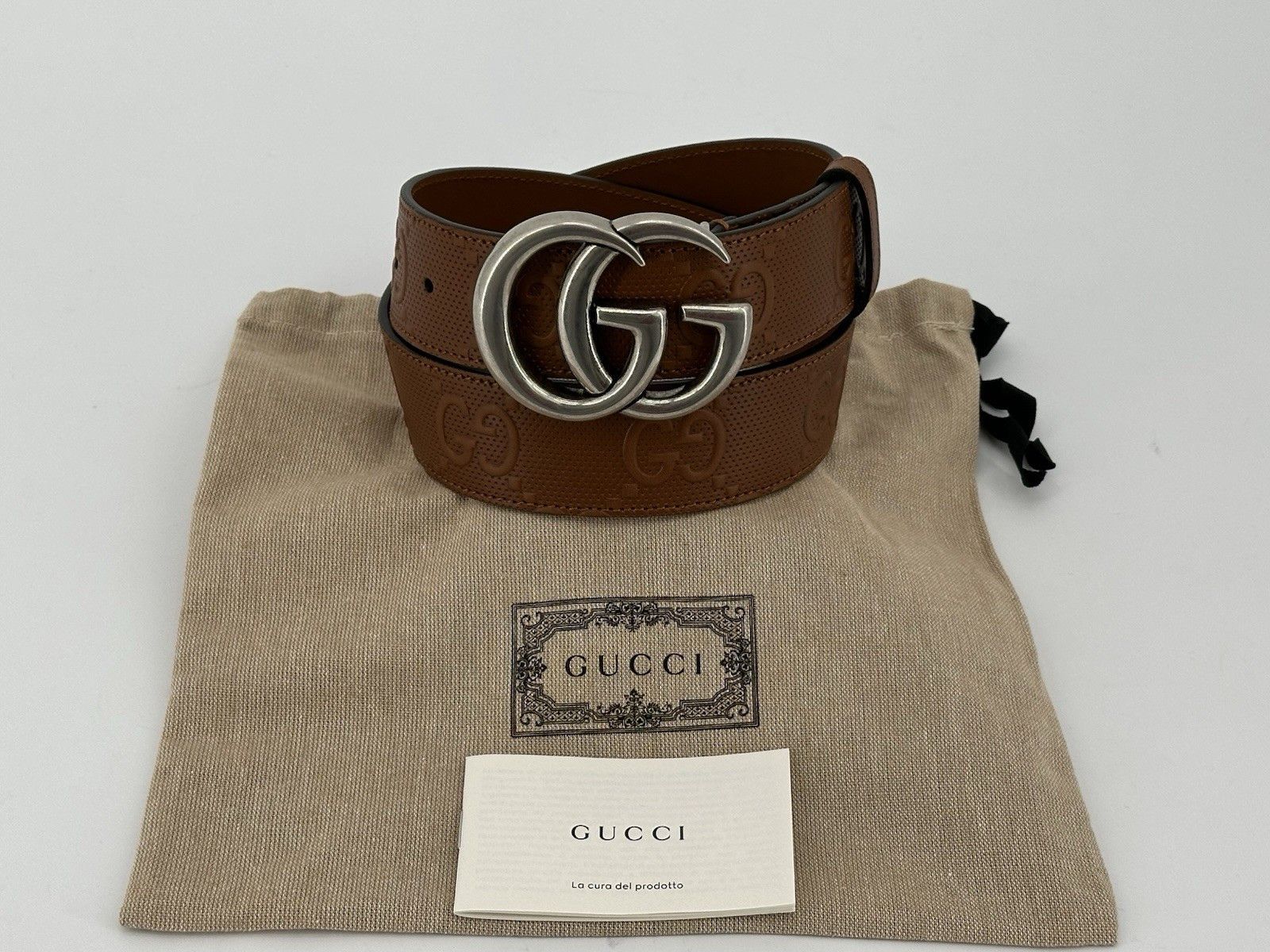 Gucci Gucci New Belt Size-75cm Size 28 - 2 Thumbnail