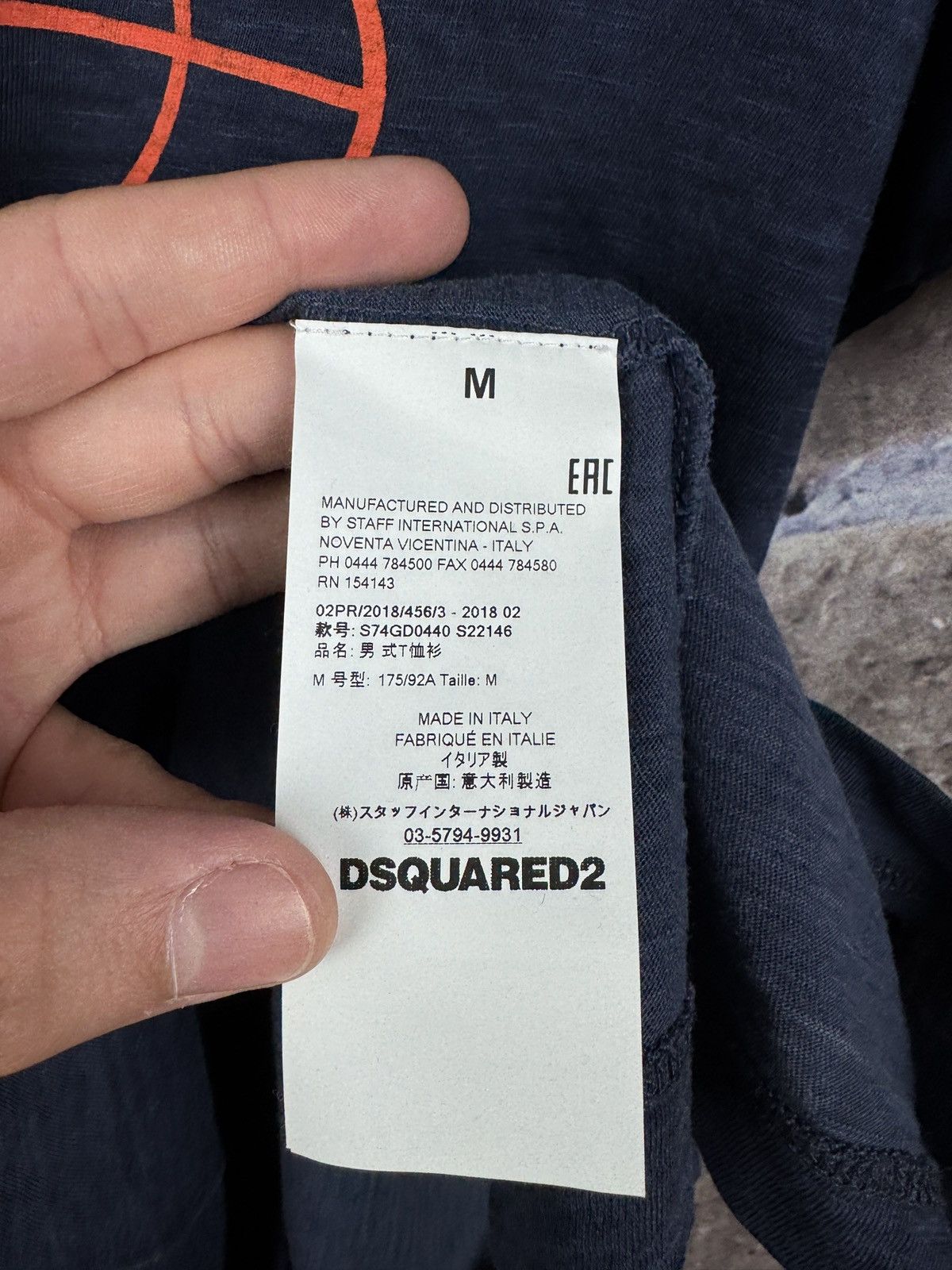 Dsquared2 × Isabel Marant Men’s Dsquared2 T-Shirt Streetwear Size Medium Size US M / EU 48-50 / 2 - 9 Thumbnail