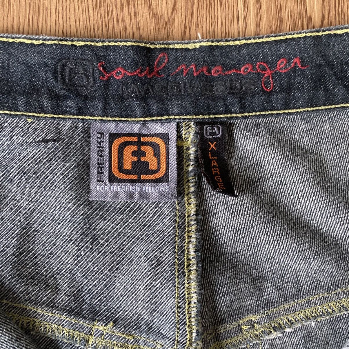Triple 5 Soul Vintage Rare Freaky Massive Baggy Jeans Size US 36 / EU 52 - 5 Thumbnail