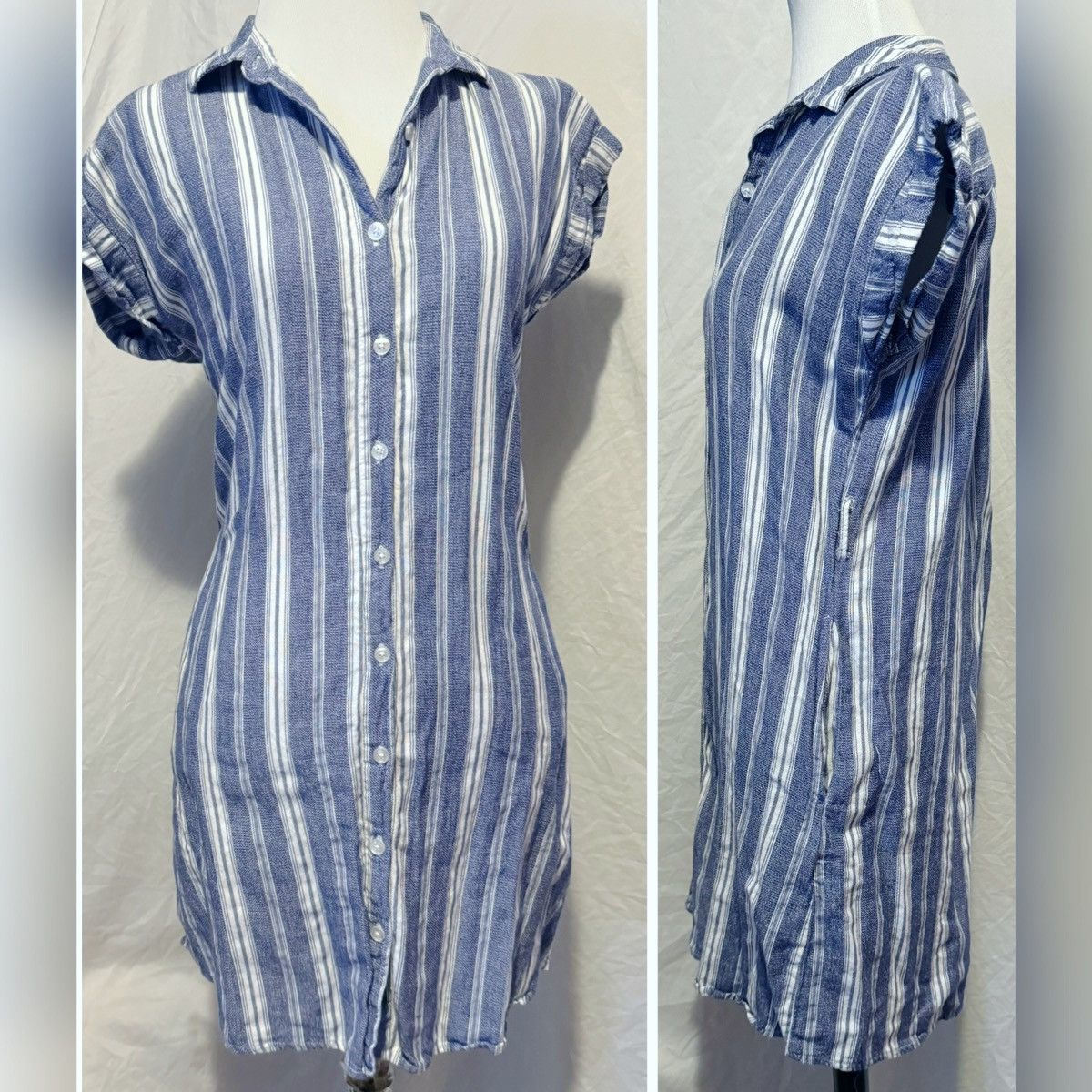 Other Harper Heritage, Linen, Button Down, Mini Dress Size S / US 4 / IT 40 - 4 Thumbnail