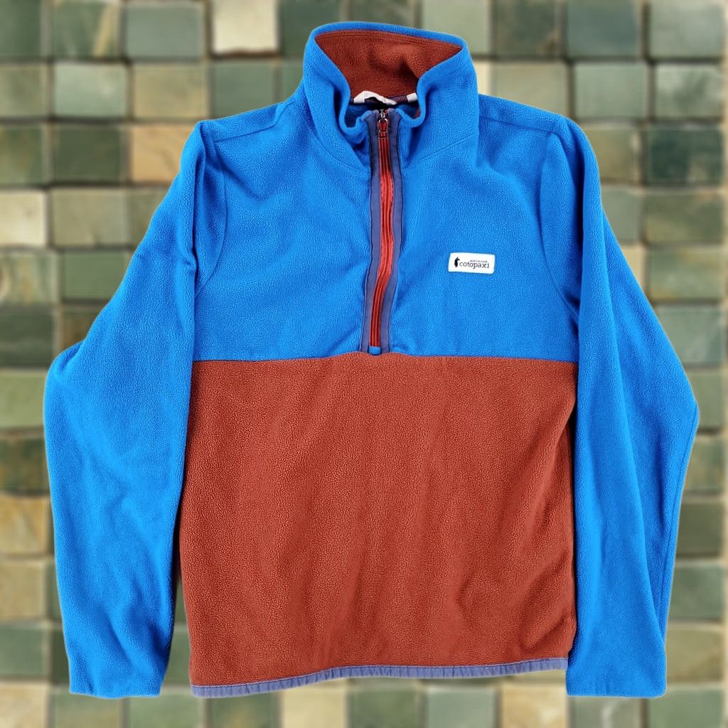 Cotopaxi Cotopaxi 1/4 Zip Fleece Pullover Shirt Long Sleeve Mens S Multicolor Blue Orange Shirt Size US S / EU 44-46 / 1 - 1 Thumbnail