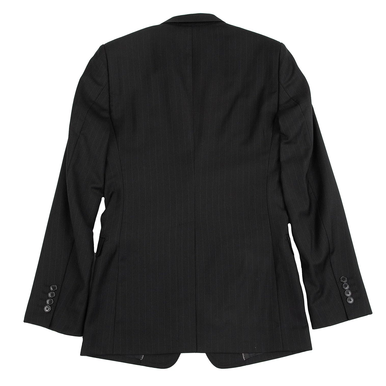 Dolce & Gabbana Martini Pinstripe Narrow Lapel Wool Jacket Black 44 Size US S / EU 44-46 / 1 - 14 Thumbnail
