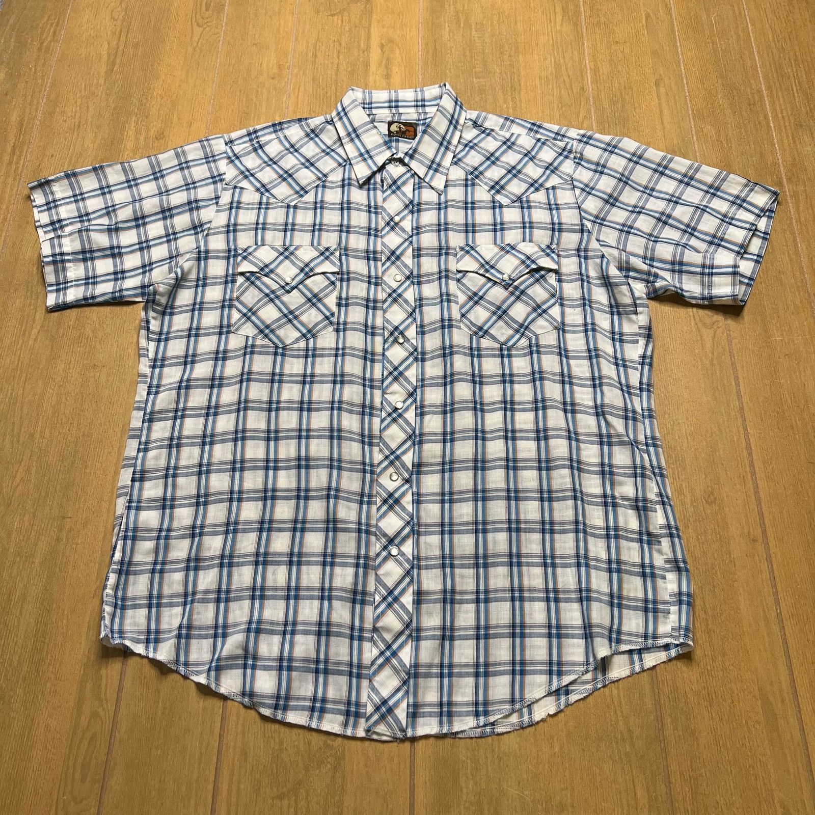 Vintage Vintage Open Range long-sleeve western plaid snap shirt XL Size US XL / EU 56 / 4 - 1 Thumbnail