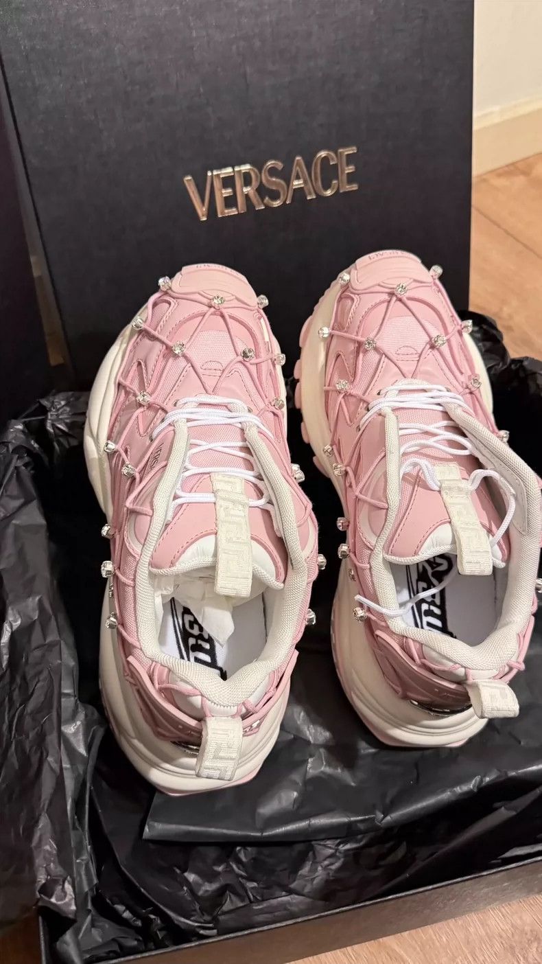Versace Versace Crystal limited sneakers Size US 4.5 / IT 34.5 - 1 Thumbnail