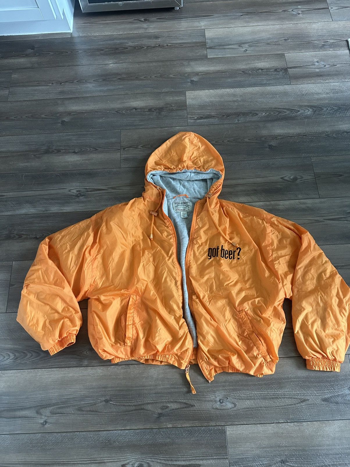 Vintage 90s Vintage “got beer?” Lined Windbreaker Steve and Barry’s Size US L / EU 52-54 / 3 - 2 Thumbnail