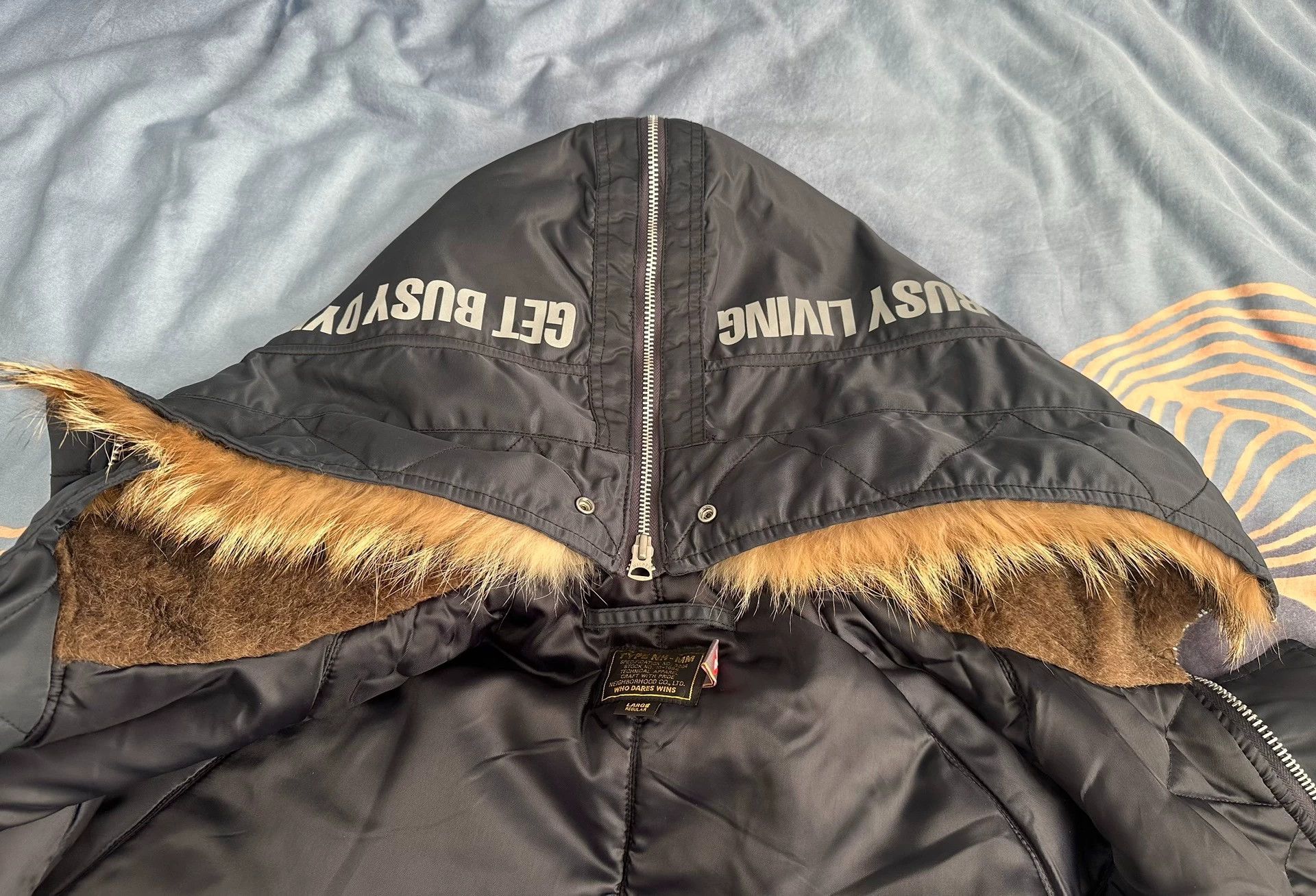 Neighborhood Neighborhood N-2D Flight Jacket P-Cotton L New w/Tags Size US L / EU 52-54 / 3 - 3 Thumbnail