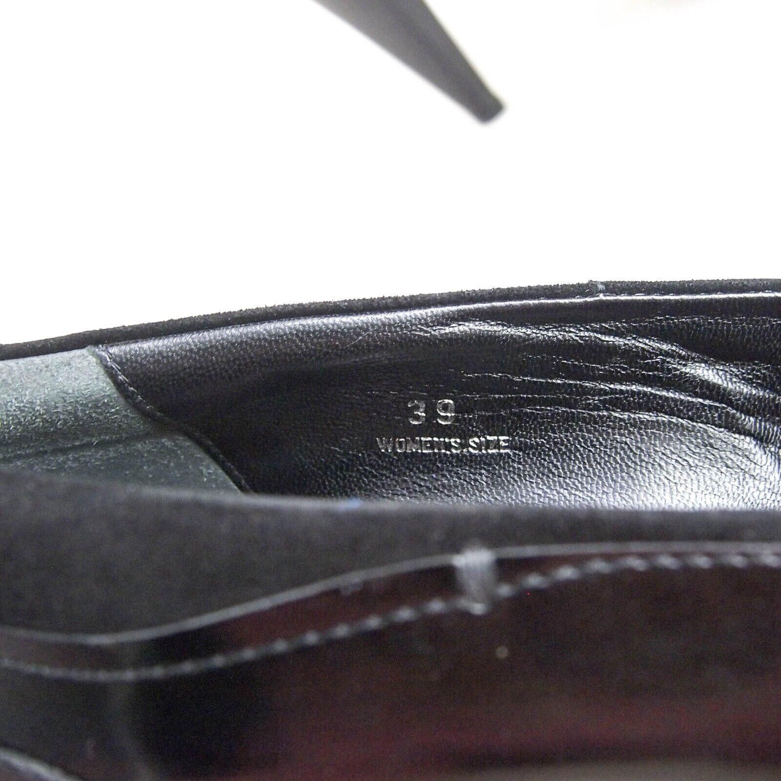 Tod's Tod's High Heel Pumps Black Leather Suede US 9 EU 39 $760 Size US 9 / IT 39 - 6 Thumbnail